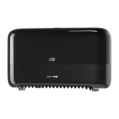 Tork 558048 Toilettenpapierspender Schwarz Kunststoff Rollen-Toilettenpapierspender