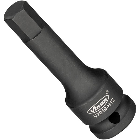 Vigor V7019-H12 Steckschlüsseleinsatz Steckschlüsselbuchse Schwarz
