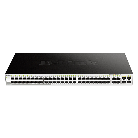 D-Link DGS-1210-52 Managed L2 Gigabit Ethernet (10/100/1000) 1U Schwarz
