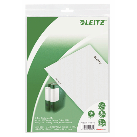 Leitz Folder labels, grey Grau