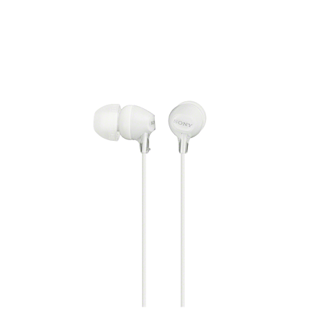 Sony MDR-EX15AP Kopfhörer Kabelgebunden im Ohr Anrufe/Musik Weiß