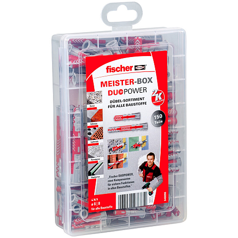 Fischer 540096 Schraubanker/Dübel 150 Stück(e) Schrauben- & Dübelsatz