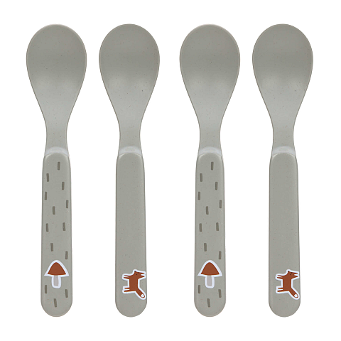 Lässig 1310067588 Besteck für Kleinkinder Löffel für Kleinkinder Olive Zellulose, Polypropylen (PP)