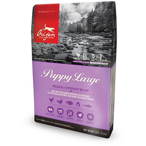 Orijen Puppy Large 11,4 kg Welpe Huhn, Fisch, Truthahn