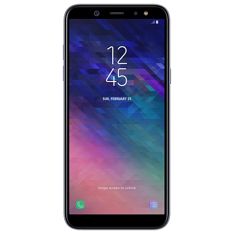 Samsung Galaxy A6 SM-A600F 14,2 cm (5.6") Dual-SIM Android 8.0 4G Mikro-USB 3 GB 32 GB 3000 mAh Violett