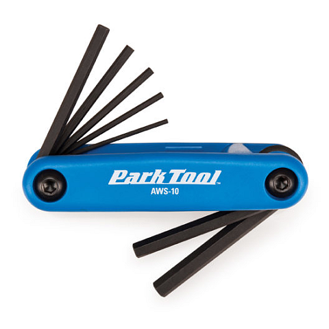 PARK TOOL AWS-10 Klappbarer Inbusschlüssel-Satz Metrisch