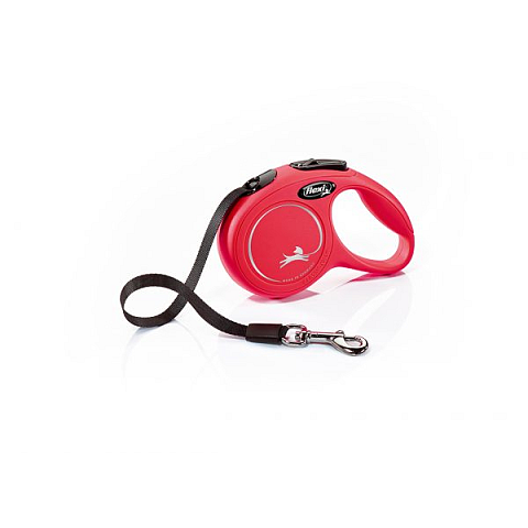 Flexi Classic L 5 m Rot Hund Rückziehbare Leine