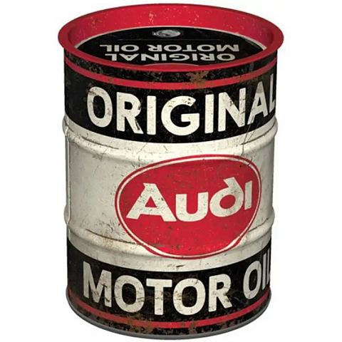 Nostalgic Art Audi Original Motor Oil Spardose Mehrfarbig Stahl