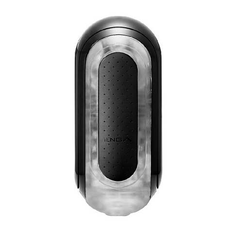 Tenga FLIP 0 Schwarz, Transparent Acrylnitril-Butadien-Styrol (ABS), Elastomer