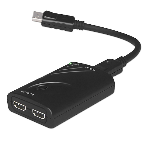 Lindy 38406 Videosplitter DisplayPort 2x HDMI