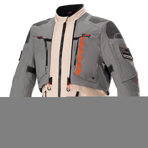 Alpinestars 3209623-9684-3XL Motorradjacke & -weste Männlich Braun, Grau, Orange