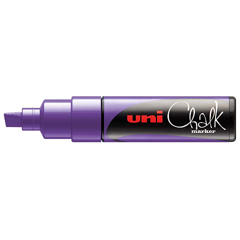 Uni-Ball ChalkGlass PWE-8K Kreidestift Meißel Violett 1 Stück(e)