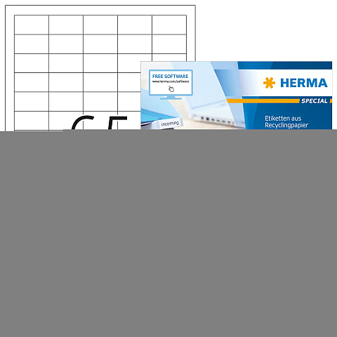 HERMA 10725 Druckeretikett Weiß Selbstklebendes Druckeretikett