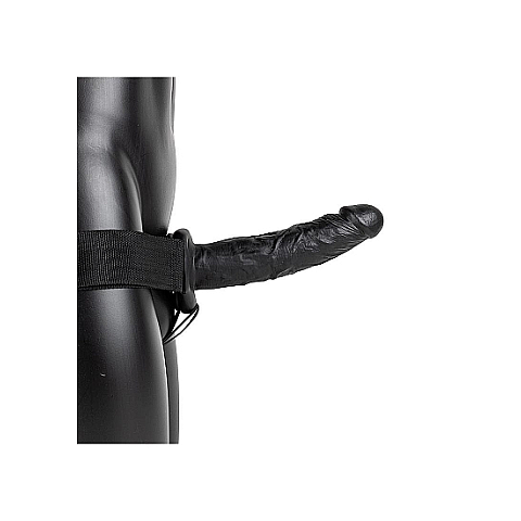 SHOTS Toys REA139BLK Vibrator Umschnalldildo Analverkehr, Vaginaler Sex Schwarz Kunststoff 205 mm 4,8 cm