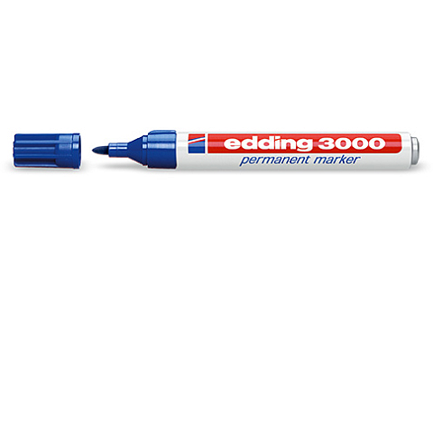 Edding 3000-3 Permanent-Marker Blau 1 Stück(e)