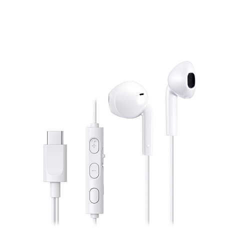 JVC HA-FR17UC Kopfhörer Kabelgebunden im Ohr Anrufe/Musik USB Typ-C Weiß