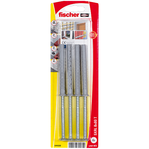 Fischer 544550 Schraubanker/Dübel 4 Stück(e)