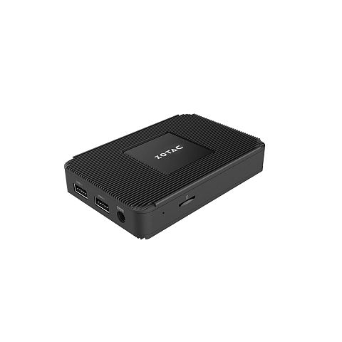 Zotac ZBOX PI336-W5C Intel® Celeron® N6211 4 GB LPDDR4-SDRAM 128 GB eMMC Windows 11 Pro Mini PC Mini-PC Schwarz