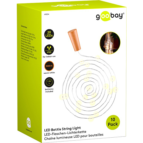 Goobay 49854 Beleuchtungsdekoration Leichte Dekorationsfigur 20 Glühbirne(n) LED