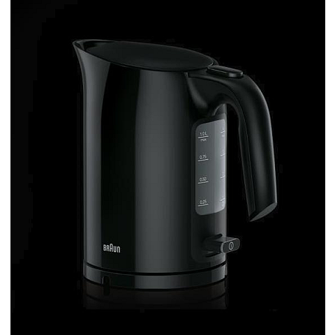 Braun WK 3110 BK Wasserkocher 1,7 l 3000 W Schwarz