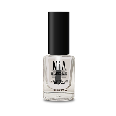 MIA Cosmetics Paris Gel Effect 3d Nagel-Überlack 11 ml Transparent