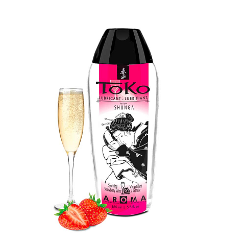 SHUNGA Toko Strawberry Oral, Sexspielzeug, Vaginal 165 ml 235,8 g Gleitmittel auf Wasserbasis