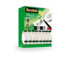 Scotch 8-1933R14TPR Klebende Schutzfolie Transparent 19 x 33000 mm