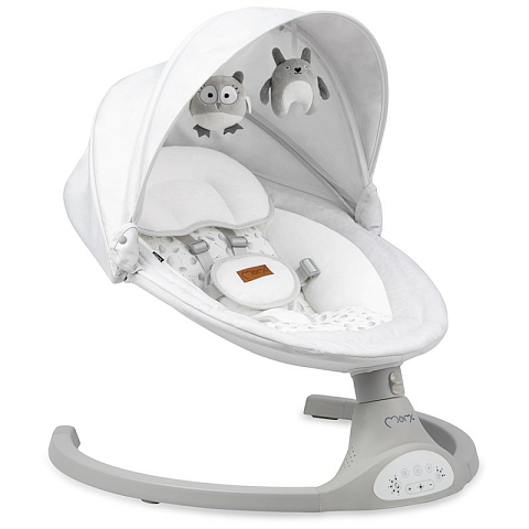 MoMi BULE00023 Babyschaukel Babywiegenschaukel Grau