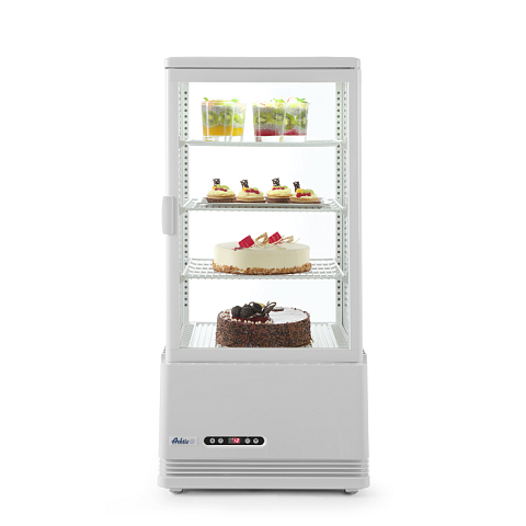 Hendi 233641 Industrieller Kühl/Gefrierschrank Vitrinenkühlschrank 78 l Freistehend