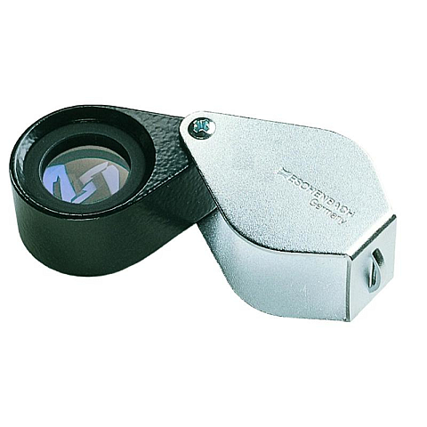 Eschenbach 1184-20 Vergrößerungsglas 20x Schwarz, Chrom