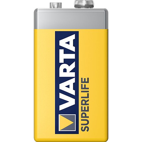 Varta Superlife 9V Einwegbatterie Zink-Karbon