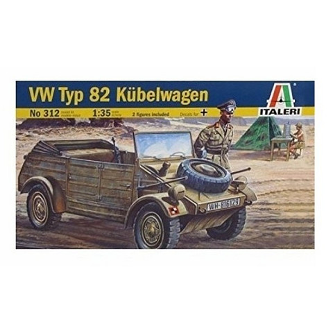 Italeri VW Typ 82 Kubelwagen Light armored vehicle model Montagesatz 1:35