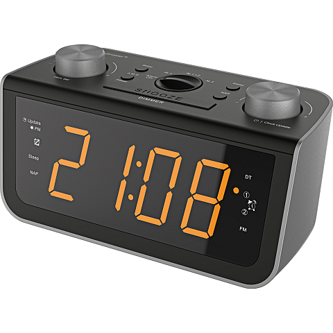 Soundmaster FUR5005 Radio Uhr Digital Schwarz