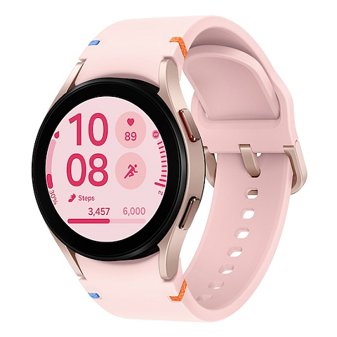Samsung Galaxy Watch FE SM-R861 3,05 cm (1.2") AMOLED 40 mm Digital 396 x 396 Pixel Touchscreen Rosa-Goldfarben WLAN GPS