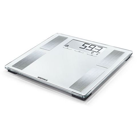 Soehnle Shape Sense Connect 100 Rechteck Silber Elektronische Personenwaage