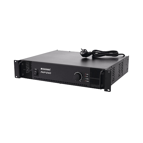 Omnitronic 80709808 Audioverstärker Leistung/Phase Schwarz