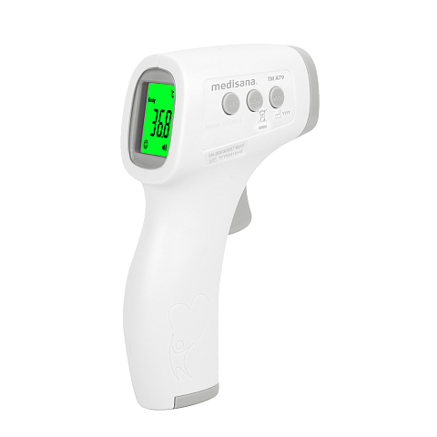 Medisana TM A79 Fernabtastthermometer Grau, Weiß Universal Tasten