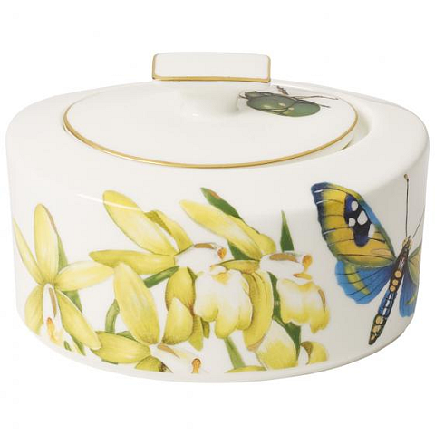 Villeroy & Boch Amazonia Zuckerdose Mehrfarbig Porzellan