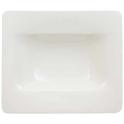 Villeroy & Boch Modern Grace Suppenteller Rechteckig Porzellan Weiß 1 Stück(e)