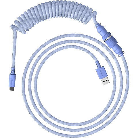 HyperX USB-C Spiralkabel hellviolett