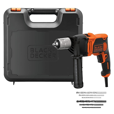 Black & Decker BEH850K 3100 RPM Ohne Schlüssel Schwarz, Orange