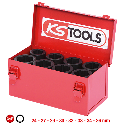 KS Tools 515.0510 Steckdosen/Steckdosen-Set Steckschlüssel-Satz