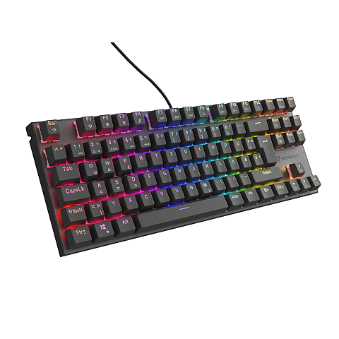 GENESIS NKG-1886 Tastatur Gaming USB QWERTZ Deutsch Schwarz