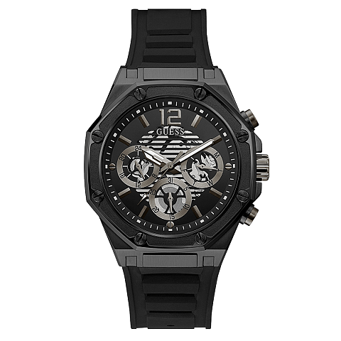 GUESS MOMENTUM Armbanduhr Männlich Schwarz