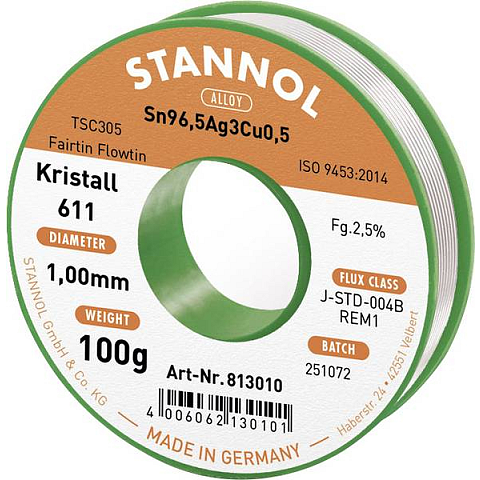 Stannol 813010 Lötkolben/-station Zubehör 1 Stück(e) Weilötdraht