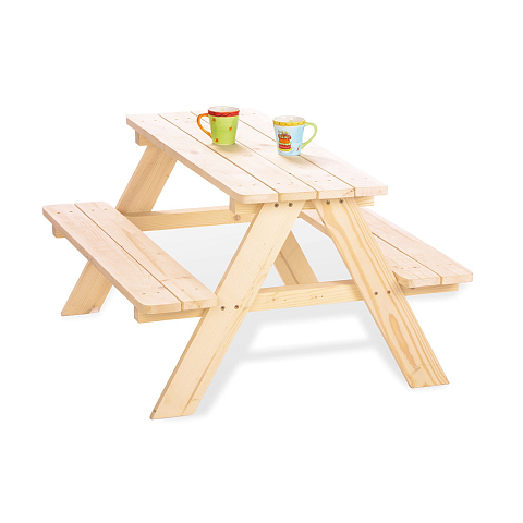 Pinolino Kinderträume 201016 Gartentisch Holz Rechteckige Form