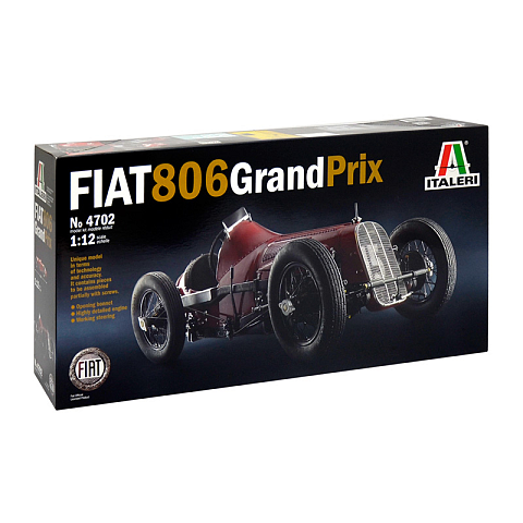 Italeri Fiat 806 Grand Prix Sportwagen-Modell Montagesatz 1:12