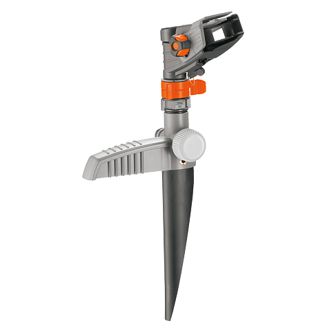 Gardena 8141-20 Wassersprinkler Impuls-Wassersprenger Grau, Orange, Silber