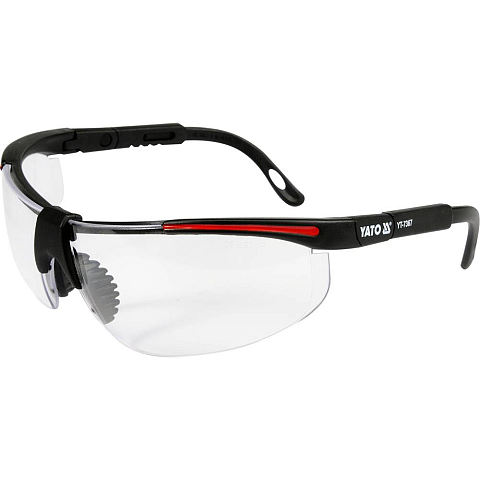 Yato YT-7367 Schutzbrille/Sicherheitsbrille Nylon Schwarz