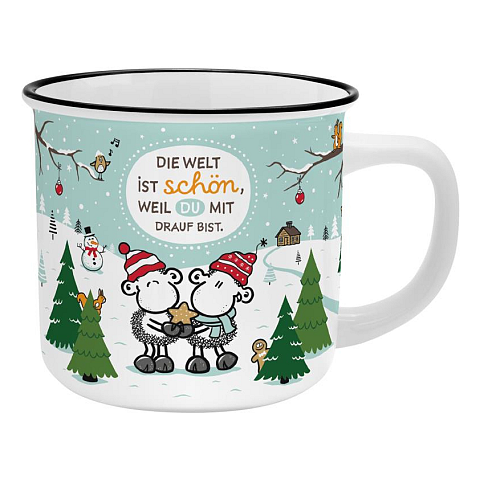 Sheepworld 74408 Tasse Schwarz, Blau, Grün, Rot, Weiß Universal 1 Stück(e)